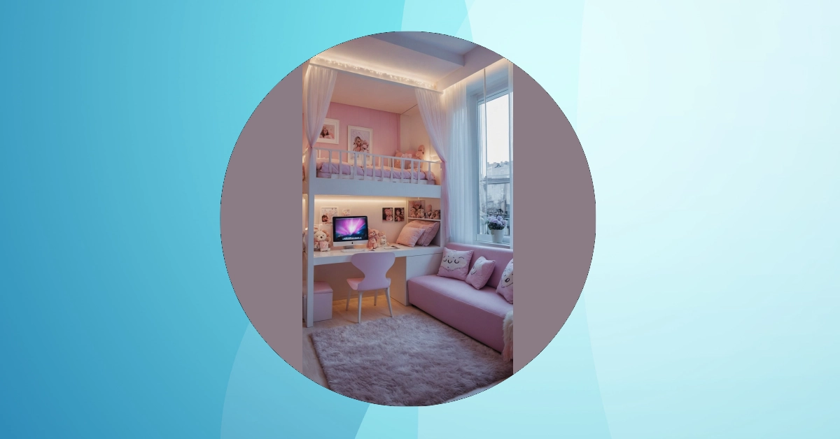 Blue and Pink Fusion: 7 Girly Room Ideas That Wow