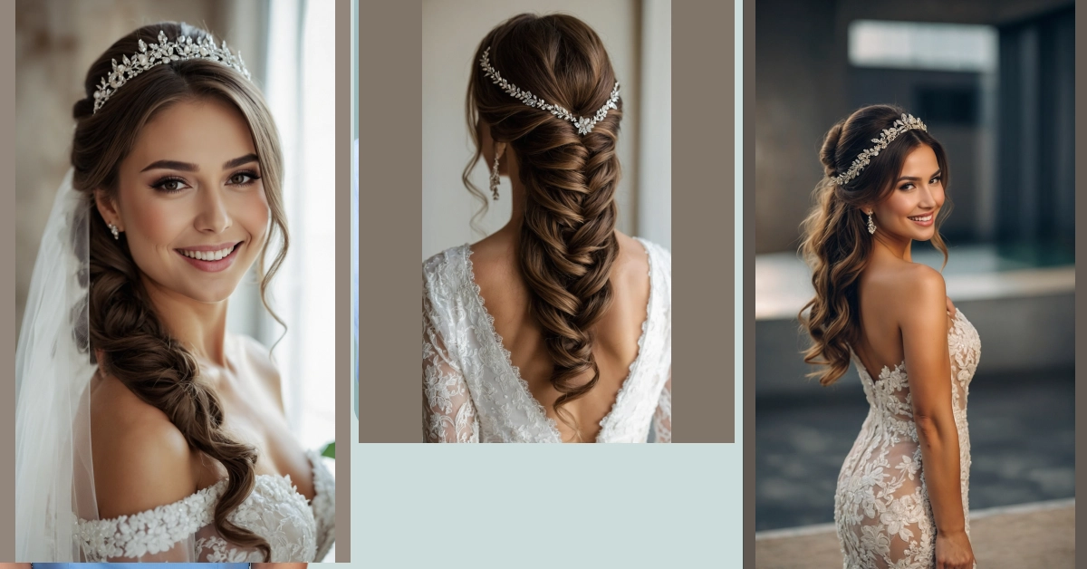 Whimsical Half Up Half Down Wedding Hairstyles You’ll Love