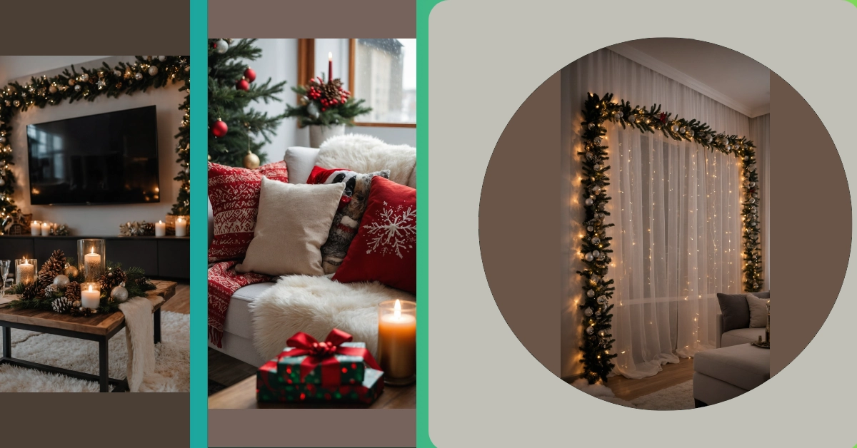 Holiday Magic: 18 Unique Christmas Living Room Decor Ideas