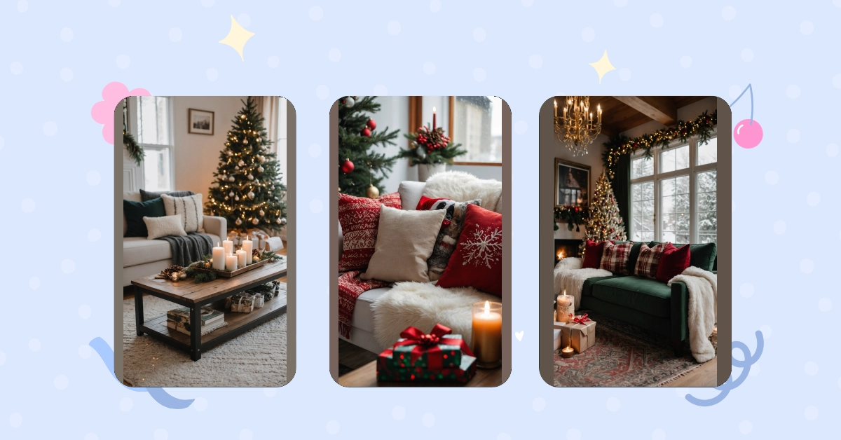 Transform Your Living Room into a Cozy Christmas Wonderland